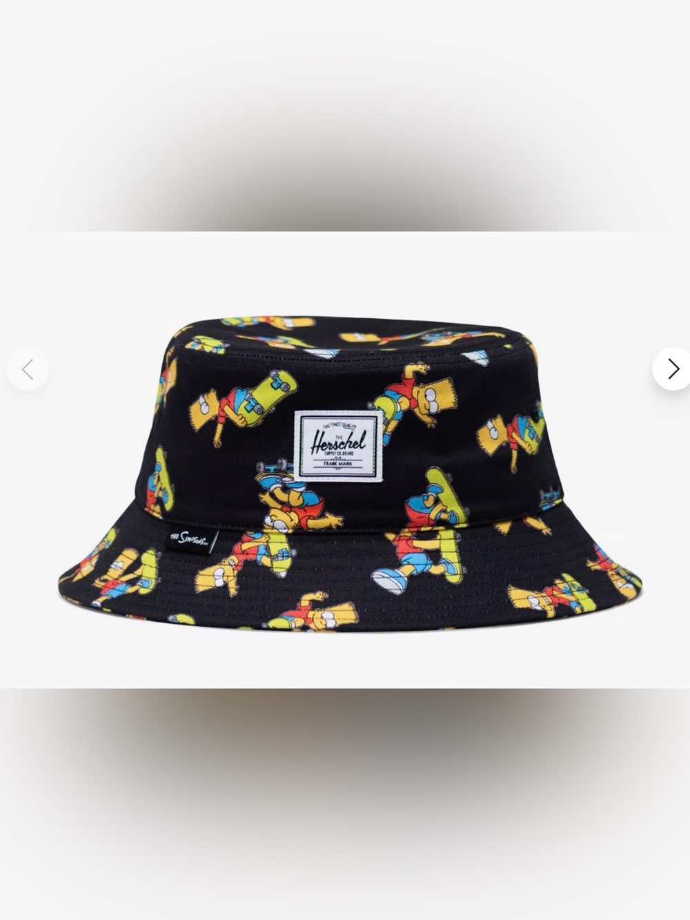 Herschel Supply Company Black Bart Simpson Skate Bucket Hat